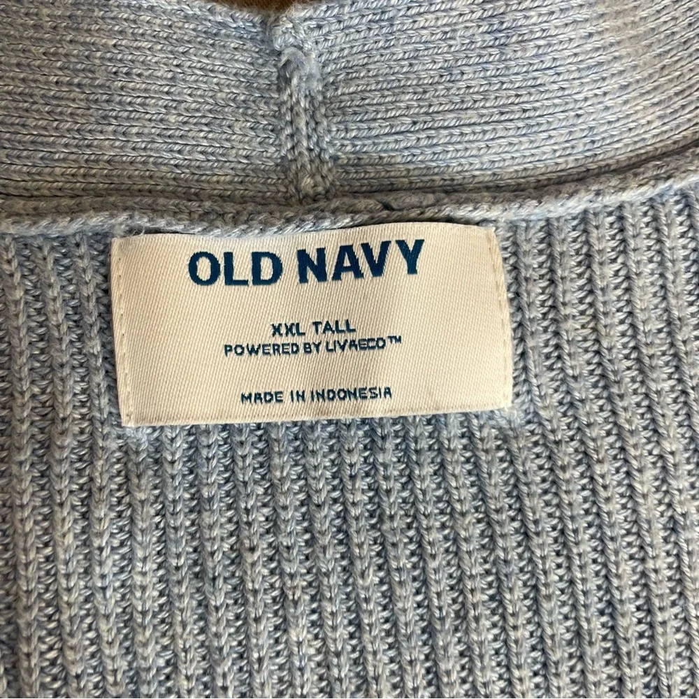 Old Navy light blue open front long cardigan XXL Tall - Picture 8 of 9